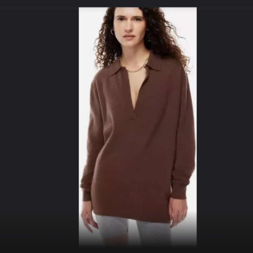 Babaton The Group Circuit Sweater - Oversized Merino Polo